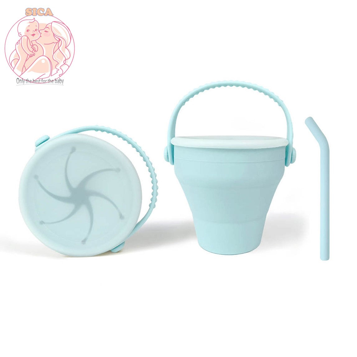 SICA 2-in-1 Foldable Snack Cup