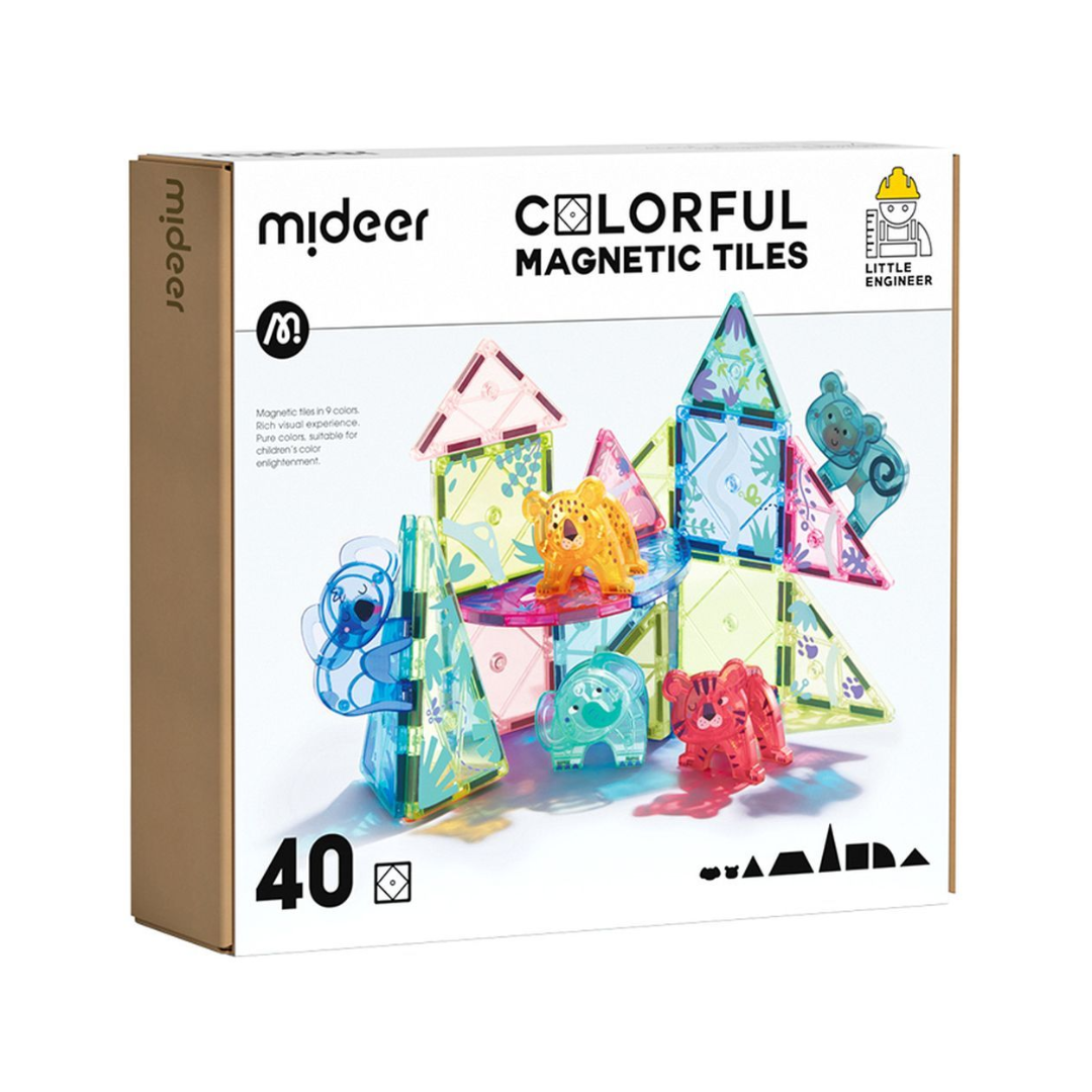 Mideer Magnetic Tiles 40pcs