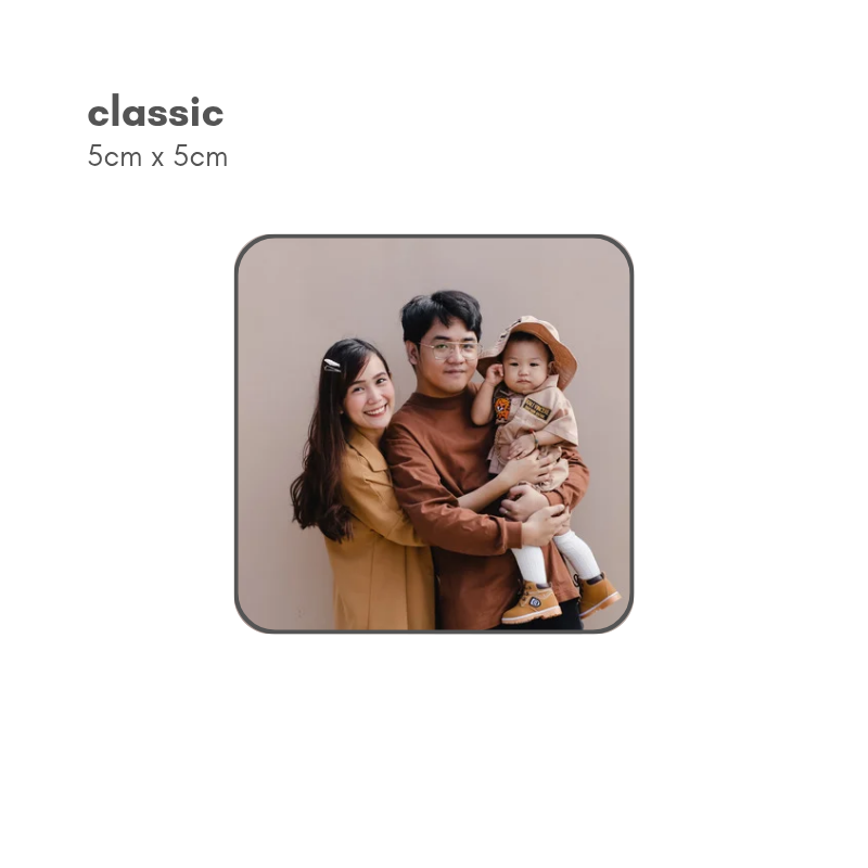 Custom Photo Magnet - 5cm Square