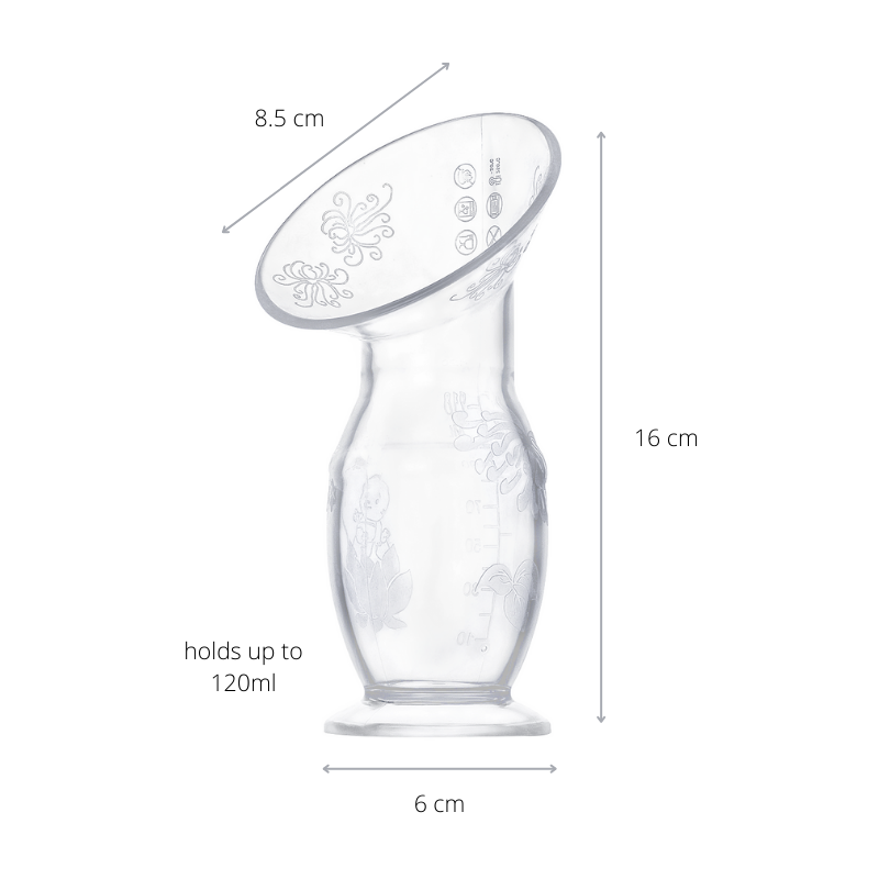 Silicone Milk Collector w Base